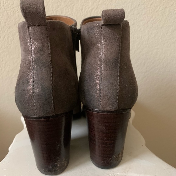 Grey Metallic Sofft Booties - Picture 5 of 6